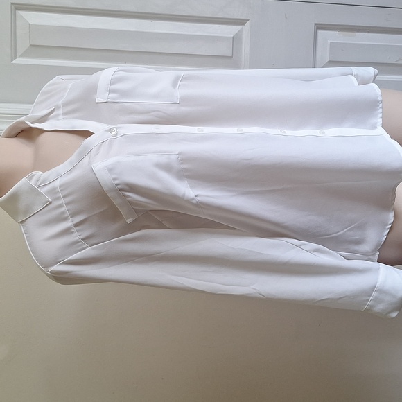 Express The Portofino Shirt White Size Large - Picture 2 of 8